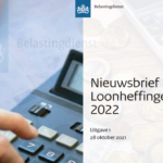 Nieuwsbrief Loonheffingen 2022 beschikbaar