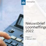 ‘Nieuwsbrief Loonheffingen 2022’ 3e uitgave beschikbaar